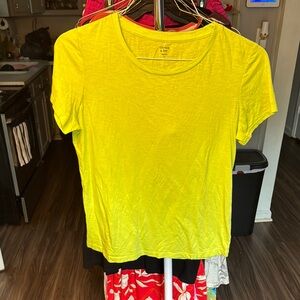 Crown & Ivy Vibrant Yellow Short Sleeve Tee
